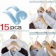 thumbnail image 4 of Portátil Mini Pp Gancho Para Colgar Ropa Fuerte Fuerza De Rodamiento Hogar Armario Organizador 15 Unids/Set Vogacara HA025398-01, 4 of 5