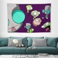 thumbnail image 3 of Animated Invader Zim Tapestry Luxury Wall Hanging Tapestries Decoration For Living Room Bedroom Dormitory Mural Blanket Wall Art Tapestry, 3 of 8