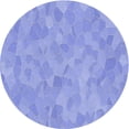 thumbnail image 1 of Ahgly Company Tapis d'Intérieur Rond Lavable en Machine Bleu Ardoise Clair Transitionnel, 8 Pieds Rond, 1 of 7