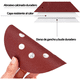 thumbnail image 3 of Juego 150 Pcs Discos De Lija Bloosom  Perforado De 5 Pulgadas Autoadherible Rojo, 3 of 4