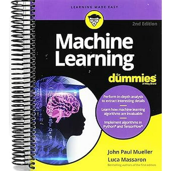 Machine Learning for Dummies, (Spiral Bound)