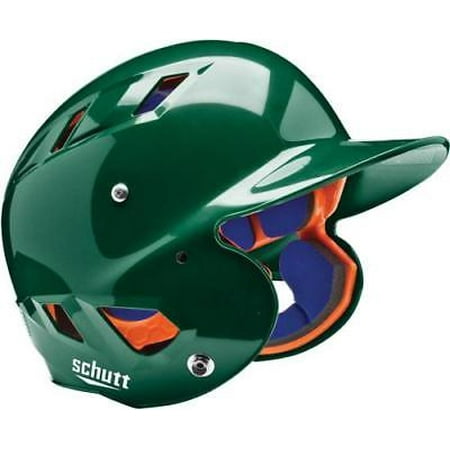- Schutt AiR-4.2 BB Baseball Batting Helmet, MOLDED, JR & SR, Dark Green, Junior