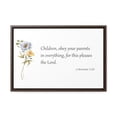 thumbnail image 2 of Scripture Sign, Bible Verse Sign, Children Obey Your Parents, 2 of 5