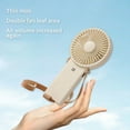 thumbnail image 4 of Desk Fan Hand Held Fan, Portable Mini Fan,New Charging Treasure Fan, Outdoor Portable, Can Be Folded, USB Fan, Quiet And Large Gas Volume, Portable Desktop Fan for Travel Office Room Household, 4 of 6