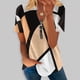 thumbnail image 2 of Blusa informal con cuello en V y manga corta con estampado de verano para mujer con estilo OAVQHLG3B Store  lin121212, 2 of 5