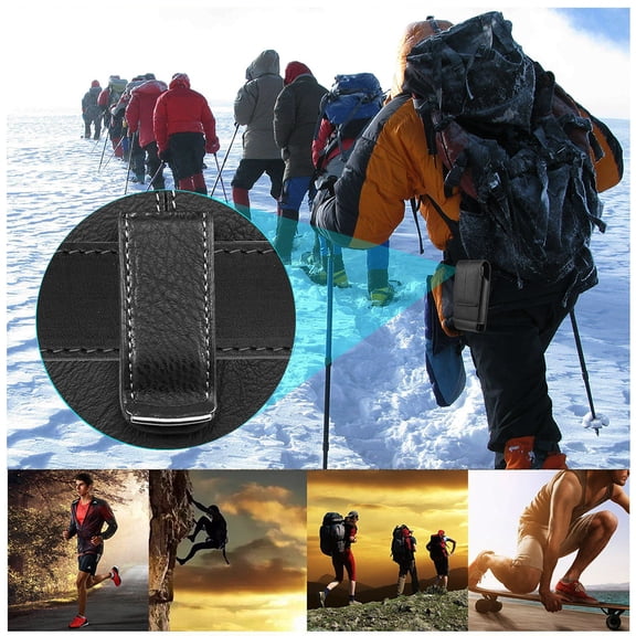 Samsung LPLGGFLU29VBK Luxmo No.29 Mega 6.3 in. & LG G Flex Vertical Universal Leather Pouch - Black