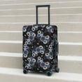 thumbnail image 3 of Wukai Sunflowers Elastic Luggage Cover: Personalized Protection for Your Suitcase - Fits 19~29-inch, Washable & Durable Travel Companion-Medium, 3 of 8