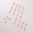 thumbnail image 2 of Coffin Press on Nails - Uñas postizas de leopardo rosa, uñas postizas cortas brillantes francesas para mujeres y niñas, 24 unidades Namotu HMYH803, 2 of 6