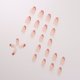 thumbnail image 2 of Coffin Press on Nails - Uñas postizas de leopardo rosa, uñas postizas cortas brillantes francesas para mujeres y niñas, 24 unidades Namotu HMYH803, 2 of 6