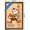 thumbnail image 3 of NFL Cleveland Browns - Retro Logo 14 Wall Poster, 22.375" x 34", Framed, 3 of 3