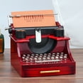 thumbnail image 5 of KAKOWELY 1Pc Creative Typewriter Shape Music Box Retro Musical Box Ornament Box Gift,5.31"X5.71"X4.33", 5 of 5
