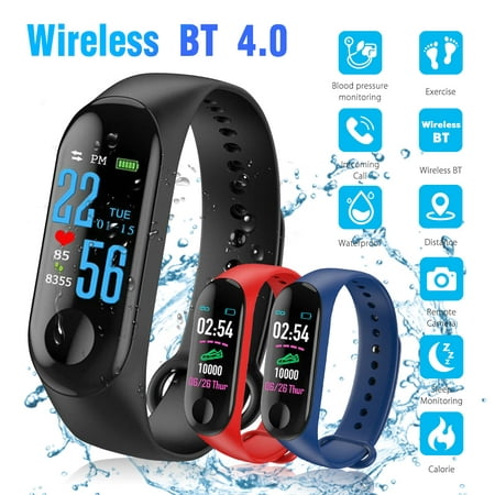 EEEKit Fitness Tracker Smart Watch, IP65 Waterproof Smart Watch Activity Tracker with Heart Rate Monitor, Wearable Smart Bracelet Sleep Monitor Step Counter Pedometer Watch for Men