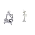 thumbnail image 1 of Estatua De Bailarina Pensante Abstracta, Figura De Bailarina Moderna, Escultura Artística Creativa Para Mesa, Sala De Estar, Estantería De Oficina, Dormitorio, Chimenea, Entrada, 1 of 8