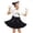 Black, variant on Girls Dresses Children'S Fashion Solid Color Bow Tutu Girls' Tutu Communion Dresses For Girls Size 4-6T