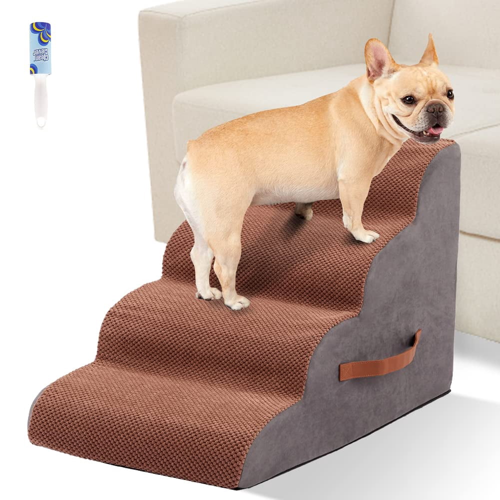 GymChoice Dog Stairs High Density Foam Dog Steps for Bed and Sofa Pet