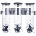 thumbnail image 2 of Zevro Indispensable SmartSpace Wall Mount Triple Dry-Food Dispenser 39 oz, 2 of 5