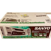 New in Box Sanyo Vwm-686 4 Head VCR VHS Vhs Player with HDMI Adapter