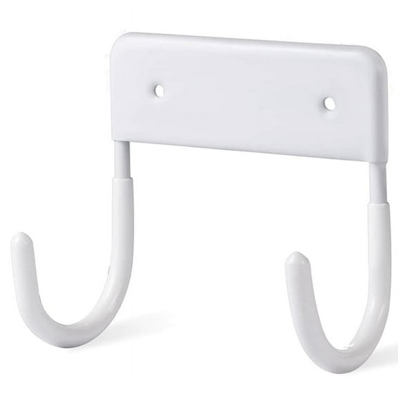 Ironing Board Hanger, Hook, Wall Mounted Holder, Large & Small (Matte White)