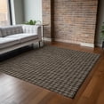 thumbnail image 6 of Addison Rugs Mayfield Washable Transitional Houndstooth Chocolate Rectangle Rug, 2'6" x 3'10", 6 of 6