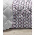 thumbnail image 3 of Floral Down Alternative Comforter, Concept of Rose Flowers Romantic Feminine Vintage Botanical Art Print, Microfiber Quilt for All Season, 5 Sizes, Night Blue and Pink, by Ambesonne, 3 of 3
