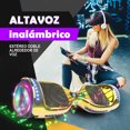 thumbnail image 5 of HOVERSTAR Bluetooth Hoverboard, LBW12A Color cromado o monopatín eléctrico de piel impresa con ruedas intermitentes LED, 5 of 5