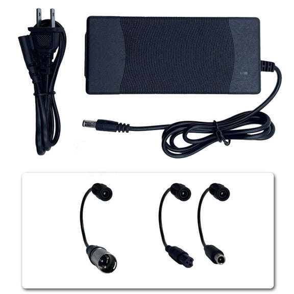 46V 2A Ebike Battery Charger, Adapter for Rideal and Class 48V Electric Bicycle, Fast Charging Power Supply for Ebike