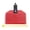 Red, variant on Yihuala Drum Bells Music Cowbell Replacement Highly Low Sound Knocker Percussions Instruments Drum Cowbell Clapper Easy to Use