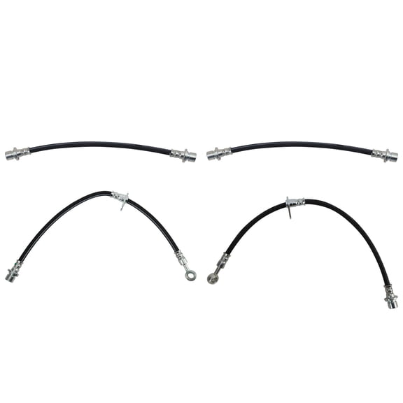 TRQ Brake Hose Set Fits 1998-2002 Honda Accord