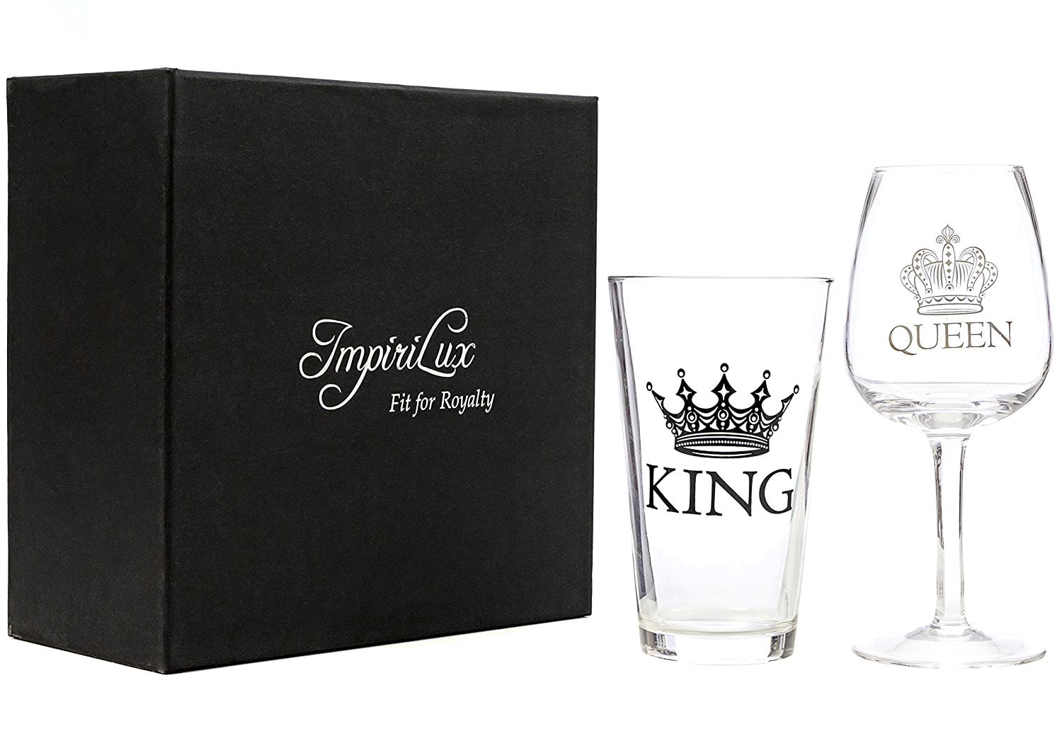 QUEEN boxed beer glass New 