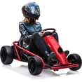 thumbnail image 1 of Historyli Kart para adolescentes,batería grande de 24 V y 9 Ah,motores duales de 300 W extra potentes,derrape rápido de 13 km/h con música y bocina,carga máxima de 79 kg, 1 of 7