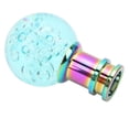 thumbnail image 2 of Gear Stick Head, Universal Acrylic Gear  Knob Unique Round Ball With 3 Adapter For Car Pink,Light Blue, 2 of 8