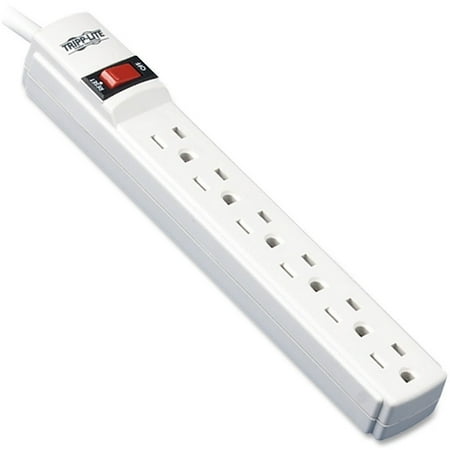 - Tripp Lite, TRPTLP606, 6-Outlet Economy Surge Protector, 1 Each, Gray