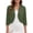 Army Green, variant on Women's Lightweight Cardigans Casual 3/4 Sleeves Shrugs Open Front Cropped Cardigan Bolero for Dress
