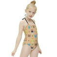 thumbnail image 5 of Animal Crossing Girls One Piece Swimsuits Quick Dry Bathing Suit Swimwear Swimming Suit 9-11Y(140cm), 5 of 8