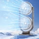 thumbnail image 1 of Ventilador, ventilador de techo, ventilador de escritorio, ventilador portátil de doble cabezal y dos vías. Ventilador de escritorio portátil con tres velocidades de viento ajustables y alta potencia, 1 of 6