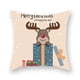 thumbnail image 1 of Advancent Funda de almohada de 2 piezas con estampado de elementos navideños, decoración de funda de almohada de poliéster lavable para sofá, funda de Kits de decoración para fiestas B-06713 Advancent HA007819-13, 1 of 5