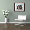 thumbnail image 3 of Trademark Fine Art "The Rottweiler" Canvas Art by Dean Russo, White Matte, Wood Frame, 3 of 4