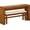 Brown, variant on Counter Height Bar Table Set for 2, Dining Table Behind Couch with Upholstered Bar Stool Fluted Bar Table Set for Kitchen, Living Room, Cherry