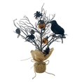 thumbnail image 1 of Black Árbol de decoración navideña, simulación extraíble, árbol Artificial, decoración de Halloween, 1 of 5