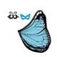 thumbnail image 2 of Disfraces de Navidad para niños, alas de mariposa monarca para niñas, alas de hadas con antena, diadema, máscara, vestir, 2 of 8