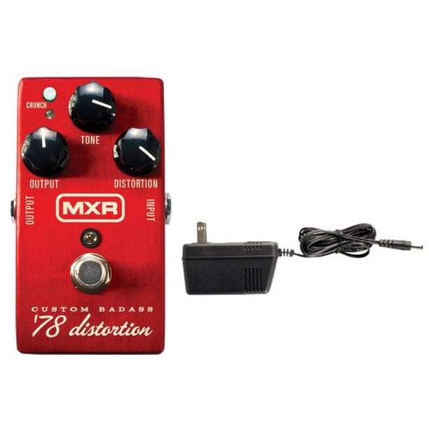 Mxr M78 Custom Badass 78 Distortion Pedal W 9v Power Supply Walmart Com Walmart Com