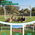 thumbnail image 4 of Leumius 6X12FT Soccer Goals for Kids,Portable Soccer Net with High-Strength Nets for Backyard,White, 4 of 8