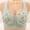 B144 Green Clearance Bras under $5, variant on Bras Under $5! Cagogo Women's Full Coverage Front Closure Wire Free Bra Comfortable No Underwire Pushup Daisy Bras Plus Size Supportive Everyday Bras for Older Women Brasieres Para Mujer