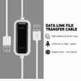 thumbnail image 3 of Câble de Transfert de Données USB 2.0 pour Ordinateur Portable PC vers PC, Câble de Partage de Transfert de Données vers de Nouveaux Systèmes de Refroidissement par Eau, 3 of 7
