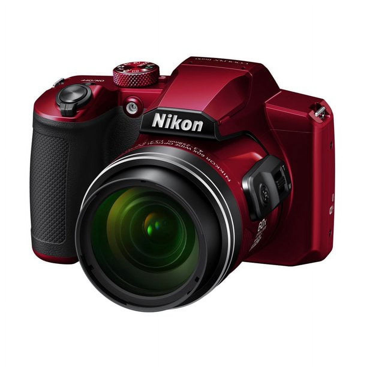 Nikon COOLPIX B600 Digital Camera (Red) VQA091EA - image 3 of 5