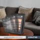 thumbnail image 3 of Calefactor Eléctrico De Cuarzo Voltio 2 Niveles 800W Negro, 3 of 8
