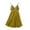 Yellow, variant on Kureaily Women's Elegant V Neck Lace Floral Thin Strap Sleepwear Nightgown Soft Pajamas Dress