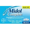 6 Pack - Midol Complete Maximum Strength Pain Reliever Caplets 40 ea