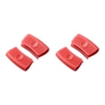 thumbnail image 4 of Advancent 2 piezas de funda de soporte para mango de olla, funda de aislamiento seguro para el hogar, Clip de silicona para doméstico, rojo Rojo sin agujero 2piezas, 4 of 6