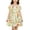 Multicolor 3, variant on Girls Floral Dresses Ruffled Sleeve Square Neck Party Birthday Kids Summer Smock Sundress Multicolor Size 12M